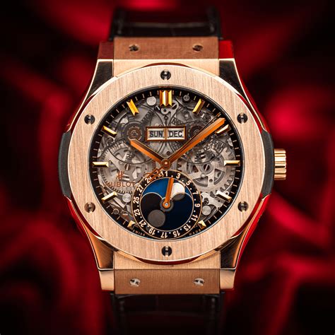 Hublot Classic Fusion Aerofusion Moonphase King Gold 517.OX 